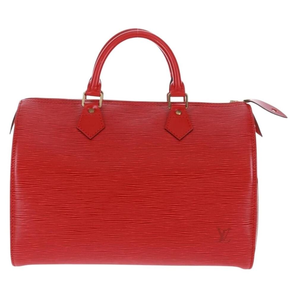 Louis Vuitton Epi Speedy 30 Handbag Red